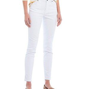 Kut from the Kloth Diana White Skinny Jeans Sz 12